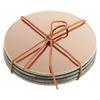 Untersetzer Mirror - Silberfarben/Roségold, Glas (10.5cm) - Trendline