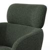 STOL MED ARMSTÖD LIORA - grön/svart, Modern, metall/textil (57,5/84/61cm) - Bessagi Home