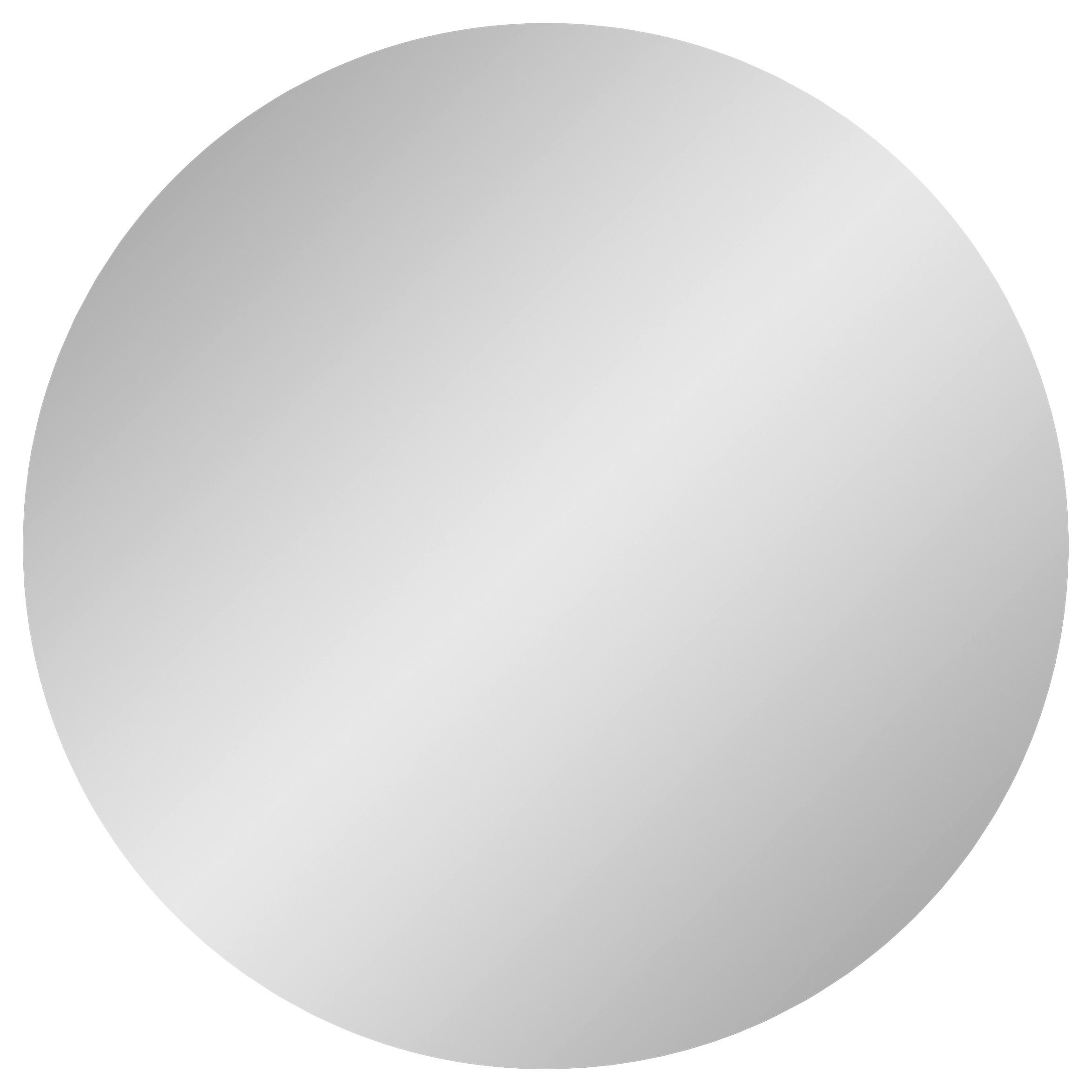 Ogledalo Delton - prozirno, Design, staklo (70/70/7cm) - Modern Living