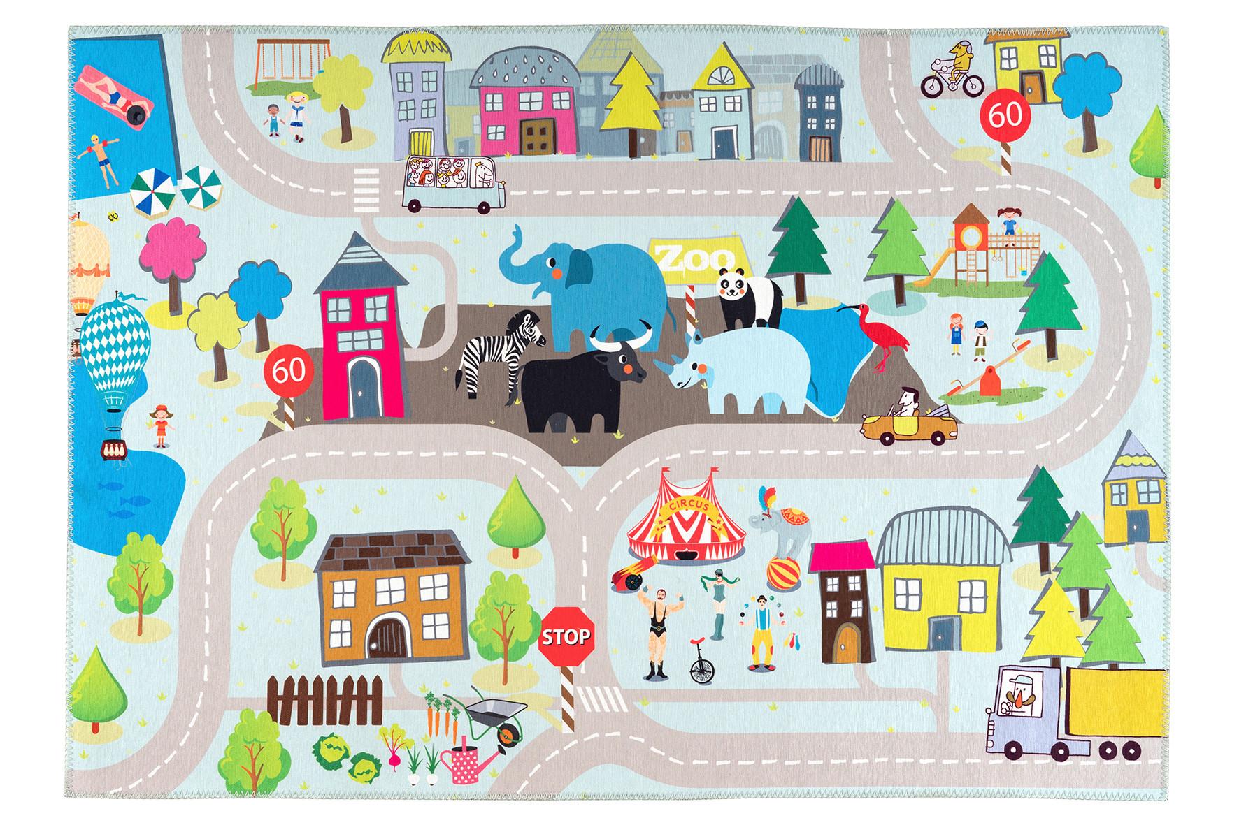 Kinderteppich my Torino Kids Multicolor ca. 120x170cm - Multicolor, Trend, Textil (120/170cm) - Obsession