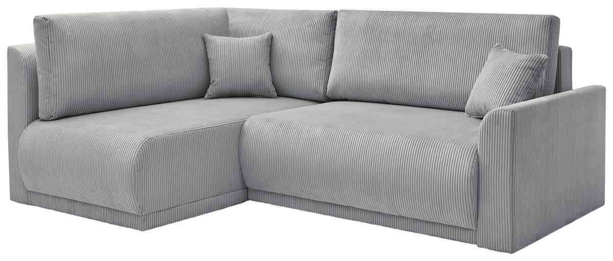 Coltar KIM - gri, Modern, lemn/textil (233/160cm) - Modern Living