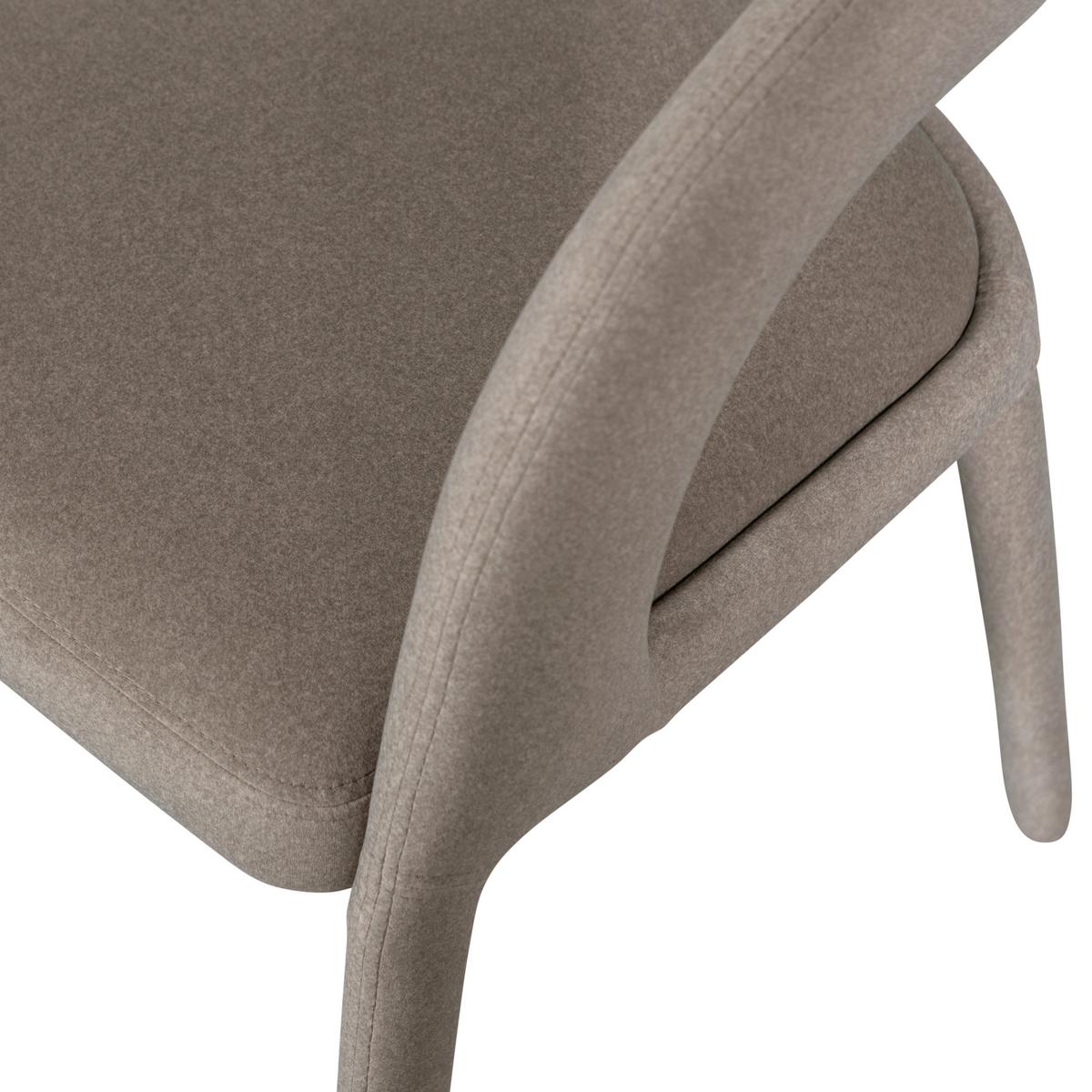 Armlehnstuhl Arms Braun - Braun, MODERN, Textil (60/80/54cm) - Livetastic