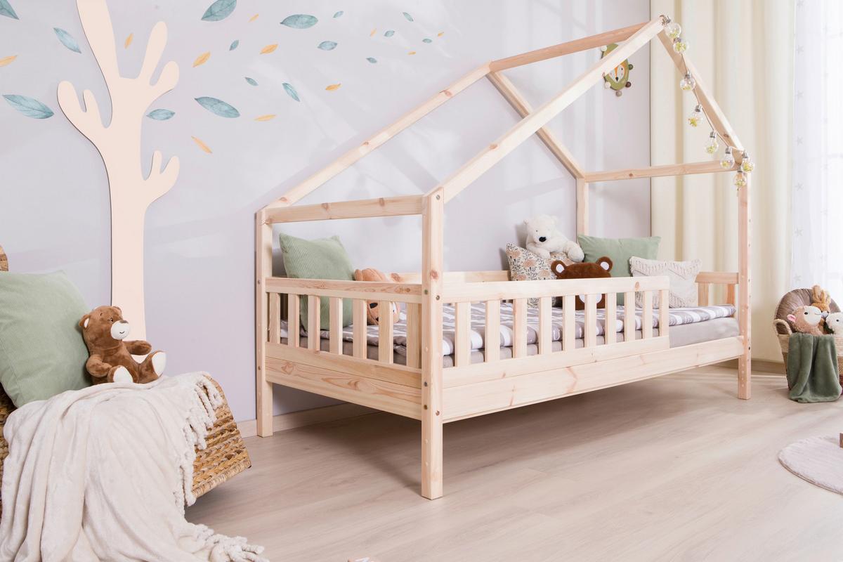 Hausbett Lou ca. 100x200 cm Holz - Naturfarben, MODERN, Holz (100/200cm) - MID.YOU