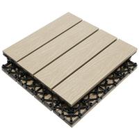 PŁYTKA TARASOWA PREMIUM 11ER SET - beżowy, Konventionell, materiał drewnopochodny (30/30/2,1cm) - Ambia Garden