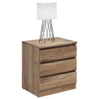 Noćni Ormarić Saturn - hrast tamni/boje hrasta, Konvencionalno, drvni materijal (45/52/42cm) - Based