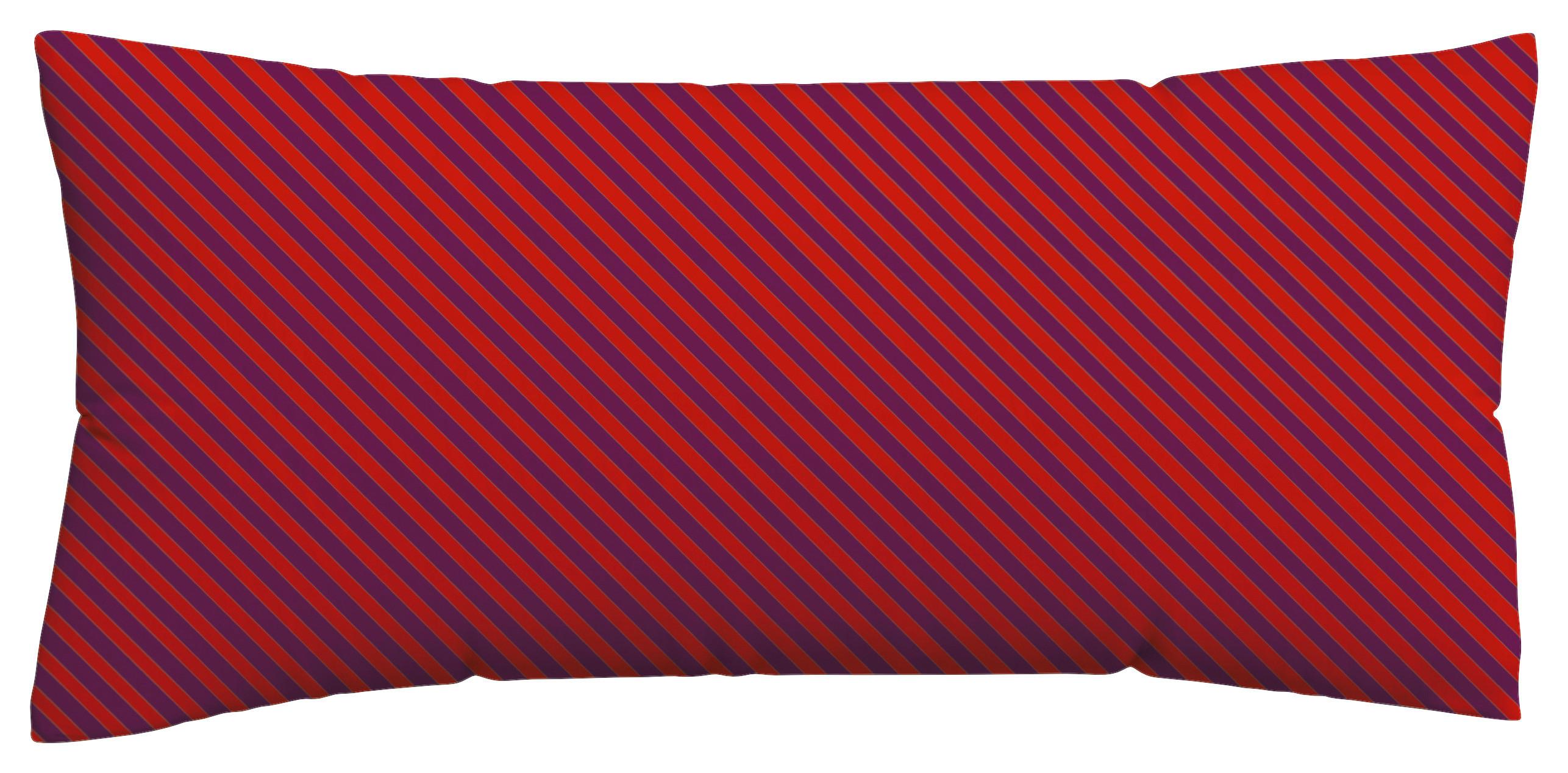 Kopfpolsterbezug Woven Satin Lila/Rot ca. 440x80cm - Lila/Rot, Basics, Textil (40/80cm) - Schlafgut