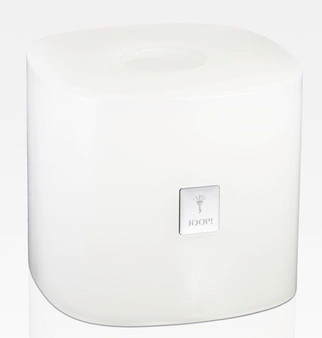 PUDEŁKO NA CHUSTECZKI JOOP! CRYSTALLINE - biały, tworzywo sztuczne (16,2/16,2/13,5cm) - Joop!