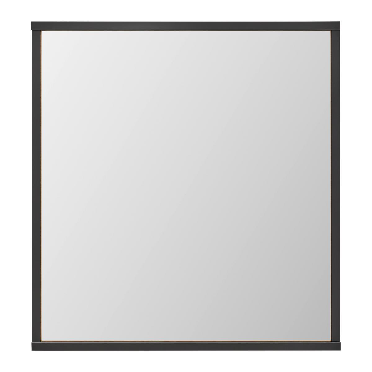 Spiegel Florenz Grau ca. 79x84cm - Grau, Modern, Glas/Holzwerkstoff (79/84/2,6cm) - Premium Living