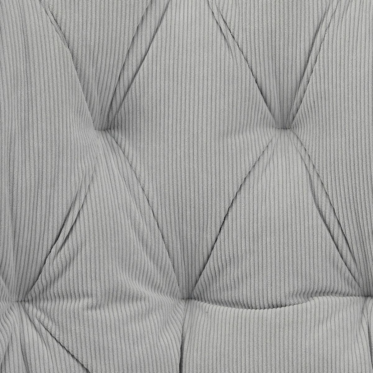 KRZESŁO CLAUDIO - jasnoszary, Design, metal/tkanina (54/85/63cm) - Carryhome