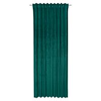 Končana Zavesa Bianca - temno zelena, Konvencionalno, tekstil (140/245cm) - Modern Living