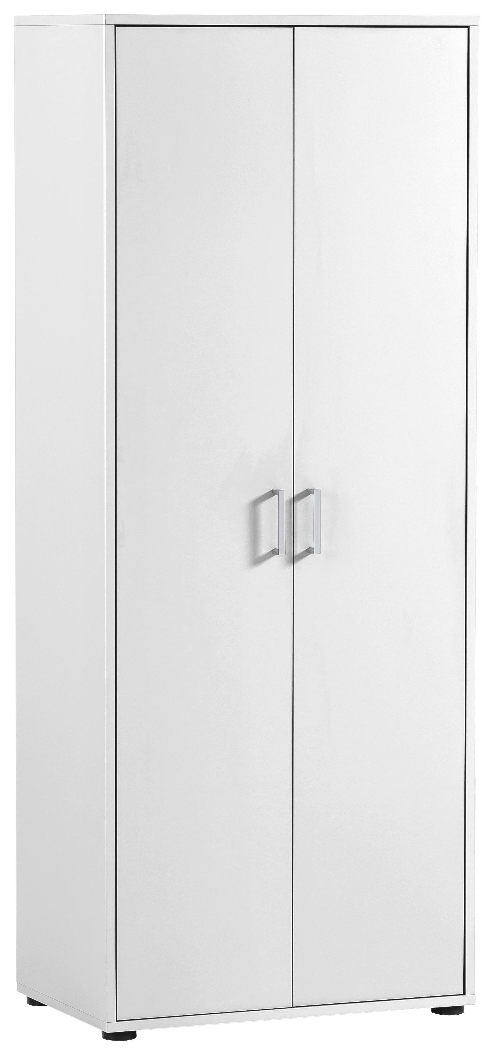 Aktenschrank Niels H650 Weiß - Weiß, MODERN, Holzwerkstoff (65,1/163,6/41cm) - MID.YOU