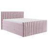 lit boxspring in Flieder ca. 160x200cm - lilas/noir, Konventionell, textile/matière synthétique (160/200cm) - Premium Living