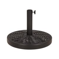 SCHIRMSTÄNDER SCHIRMSTÄNDER 15KG - Schwarz, MODERN, Kunststoff/Metall (45,5/32,2/45,5cm) - Gardenson