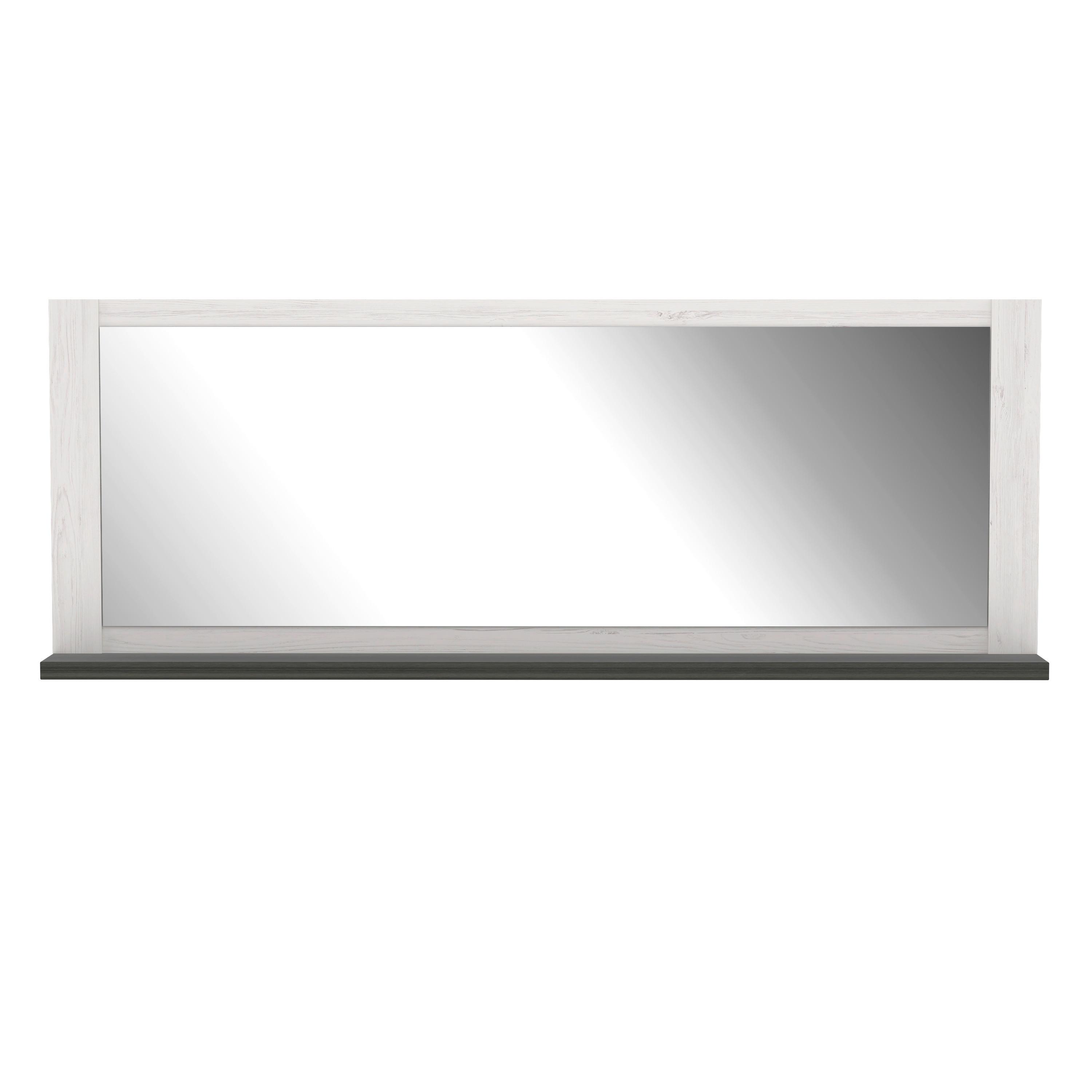 Ogledalo Montreal - boje pinije, Konvencionalno, drvni materijal (180/68/16cm) - Premium Living