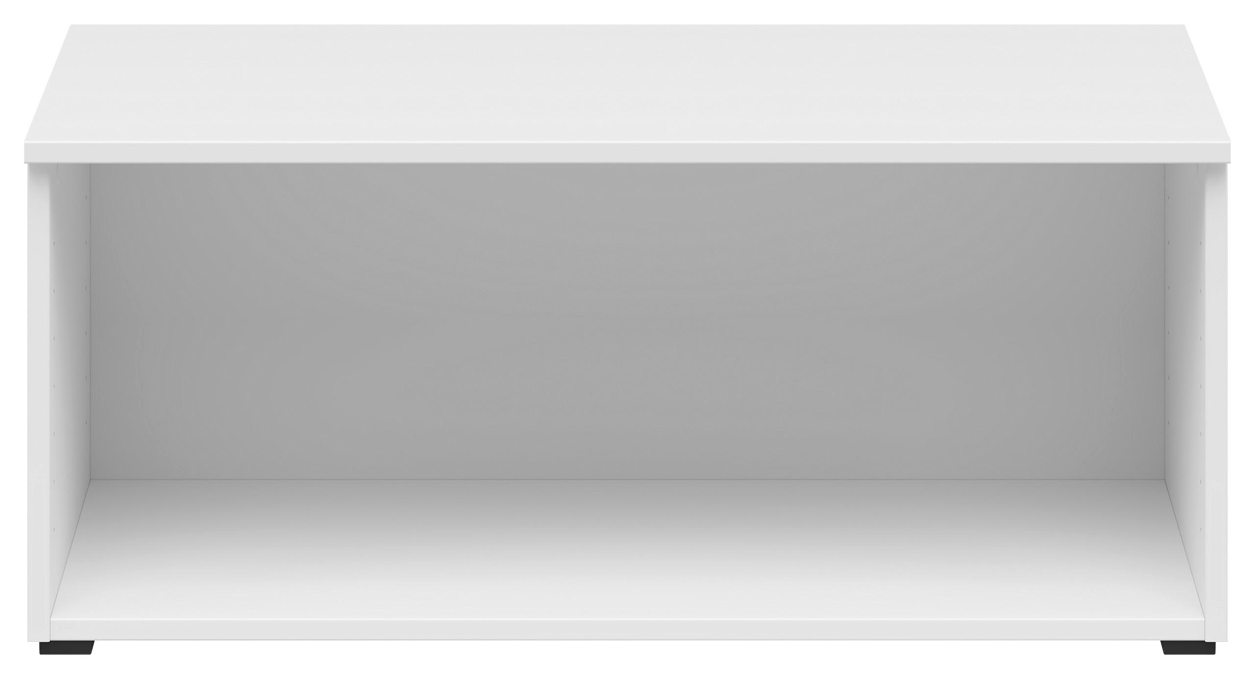 Regalaufsatz Multistauraum Weiss - Weiss, Modern, Holzwerkstoff (80/35/40cm) - Premium Living