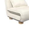BÄDDFÅTÖLJ BELLA - cremefärgad/naturfärgad, Modern, metall/trä (85/76/84cm) - Bessagi Home
