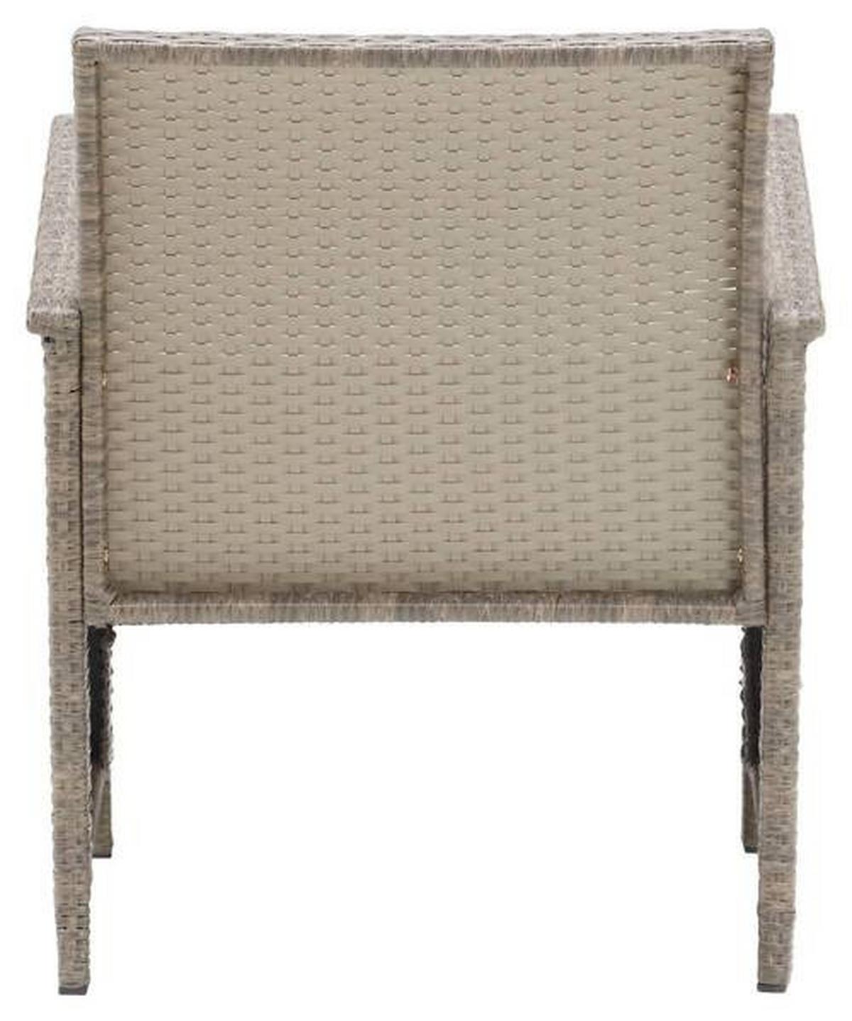 Lounge Garnitura Barbara, Siva - temno siva/črna, Moderno, kovina/umetna masa - Modern Living