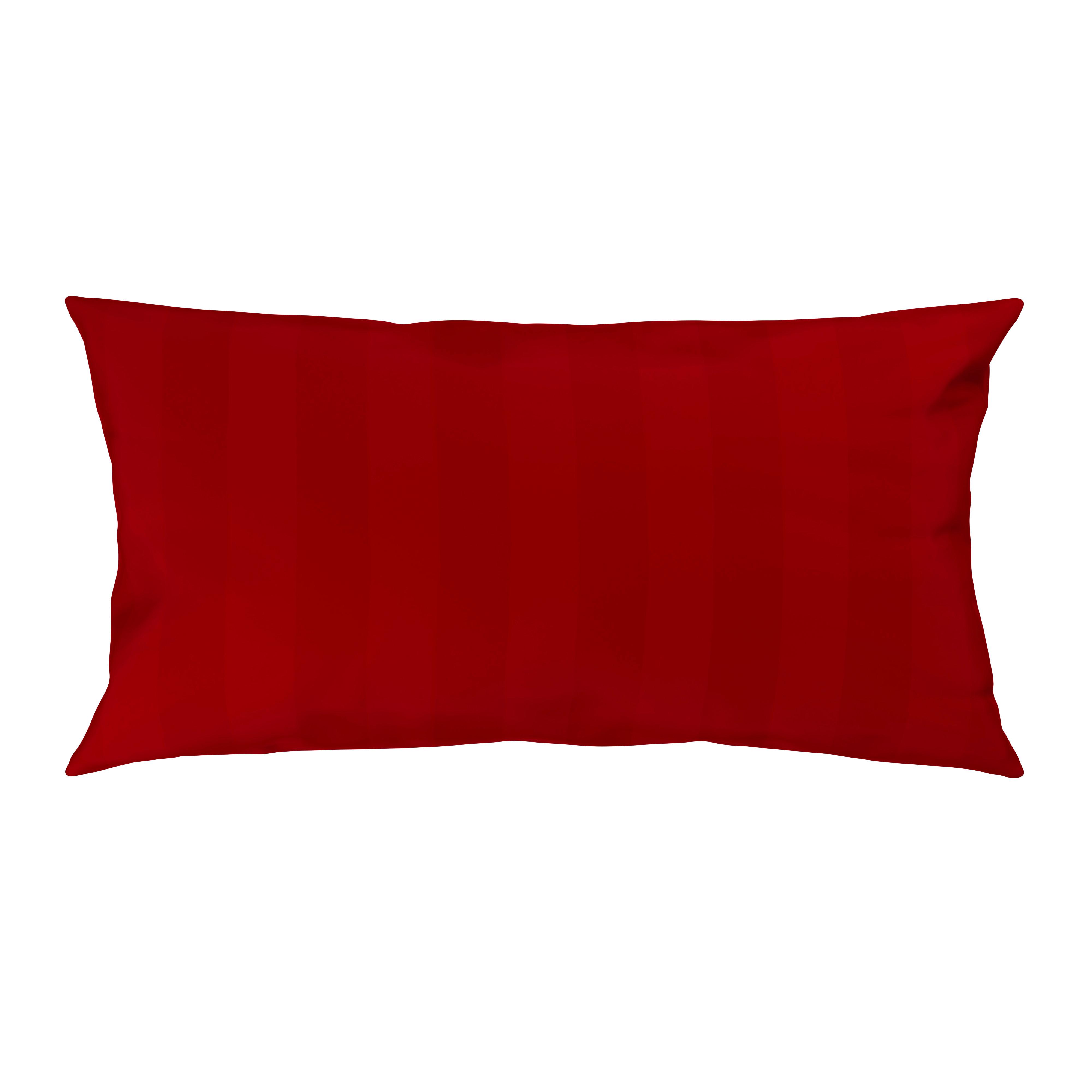 Prevleka Blazine Xenia Streif - rdeča, Moderno, tekstil (40/80cm) - Premium Living