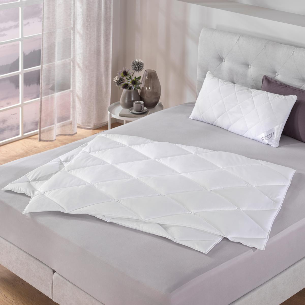 KOŁDRA CAŁOROCZNA OVIEDO - biały, Basics, tkanina (135/200cm) - Sleeptex