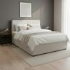 BOXSÄNG MARCO - ljusgrå/svart, Modern, trä/textil (140/200cm) - Bessagi Home