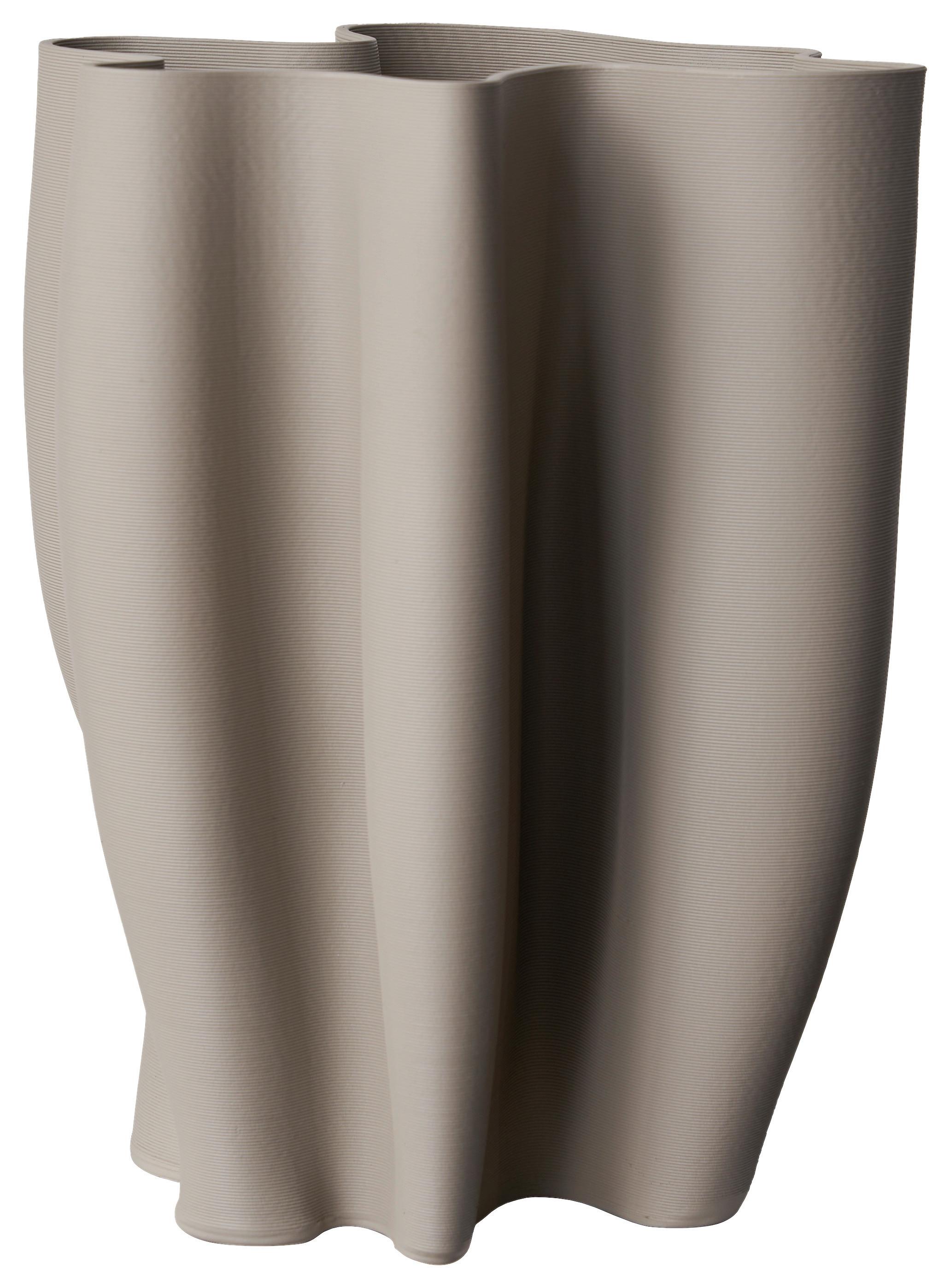 Vaza Florentin - svijetlo siva, keramika (20/28cm) - Mömax