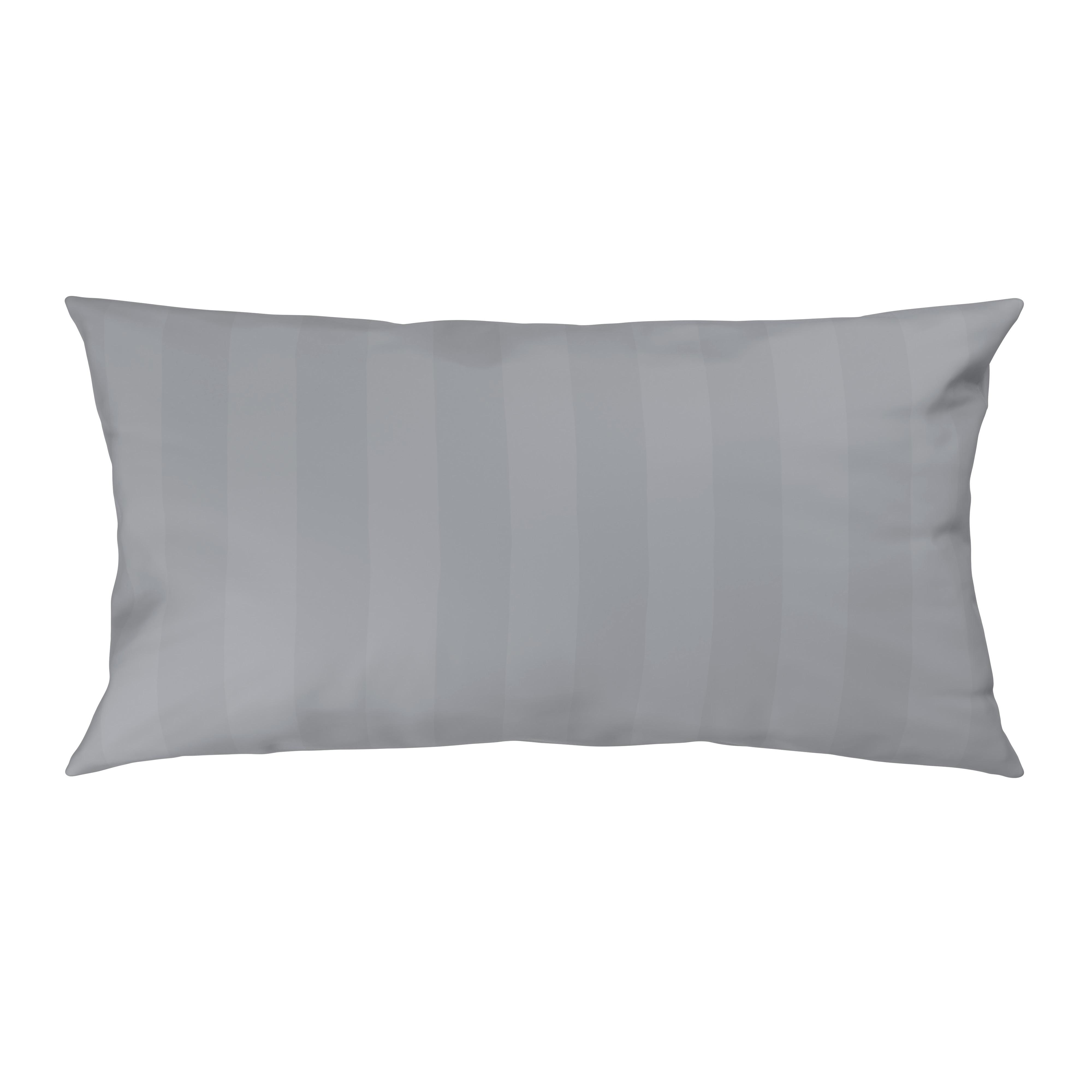 Prevleka Blazine Xenia Streif - srebrne barve, Moderno, tekstil (40/80cm) - Premium Living