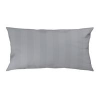 Kissenhülle Xenia Streif Silberfarben ca. 40x80cm - Silberfarben, MODERN, Textil (40/80cm) - Premium Living