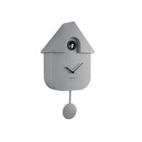 ZEGAR ŚCIENNY CUCKOO - szary, Modern, tworzywo sztuczne (21,5/41/8,5cm) - Karlsson
