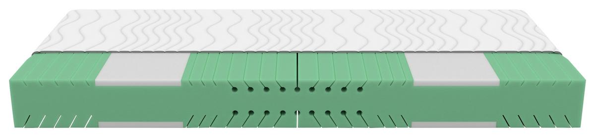 Kaltschaummatratze Nizza Comfort H3 ca. 90x200cm - Weiß, Textil (90/200cm) - Nadana