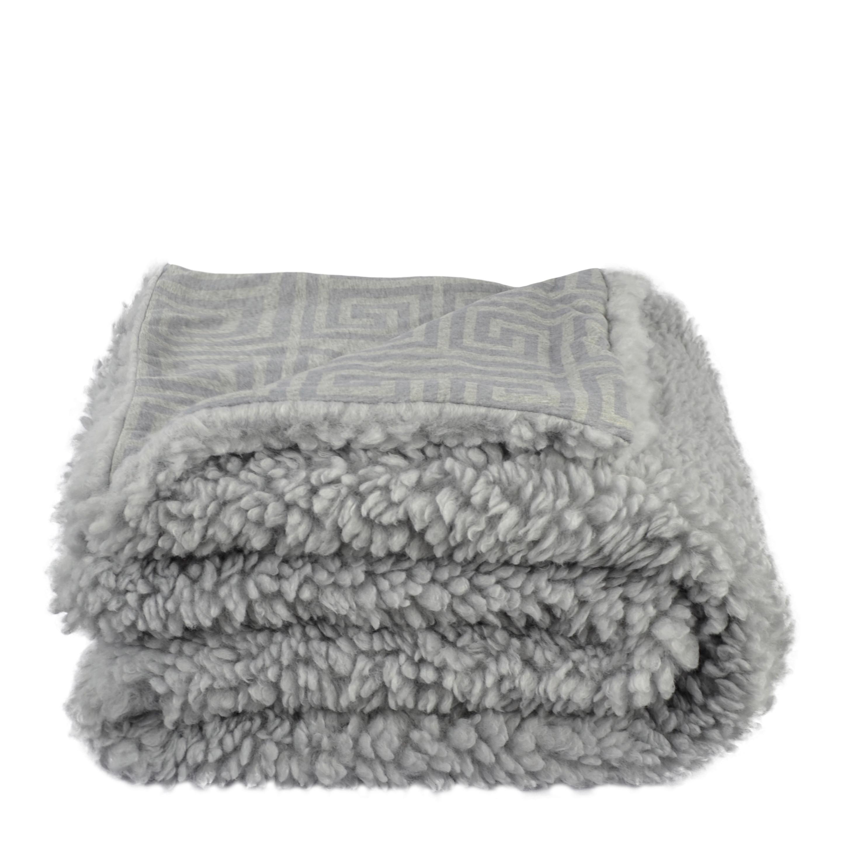 KOC REBORN LAMB LEGACY - jasnoszary/szary, Basics, tkanina (140/190cm) - Zoeppritz