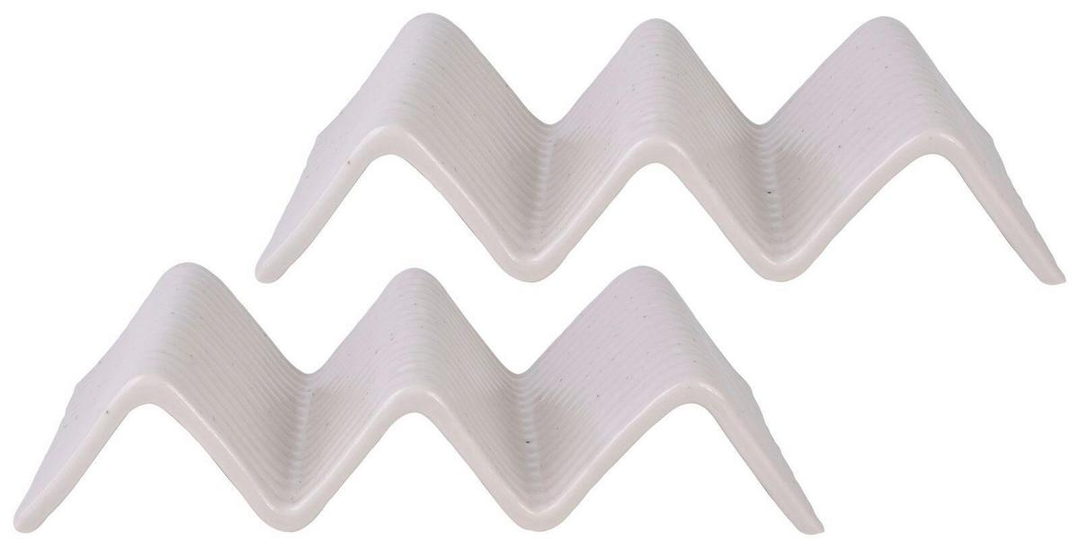 Set Podstavkov Street Taco Stand, 2-Delni - krem barve, Basics, keramika (22/10,5cm) - Creatable