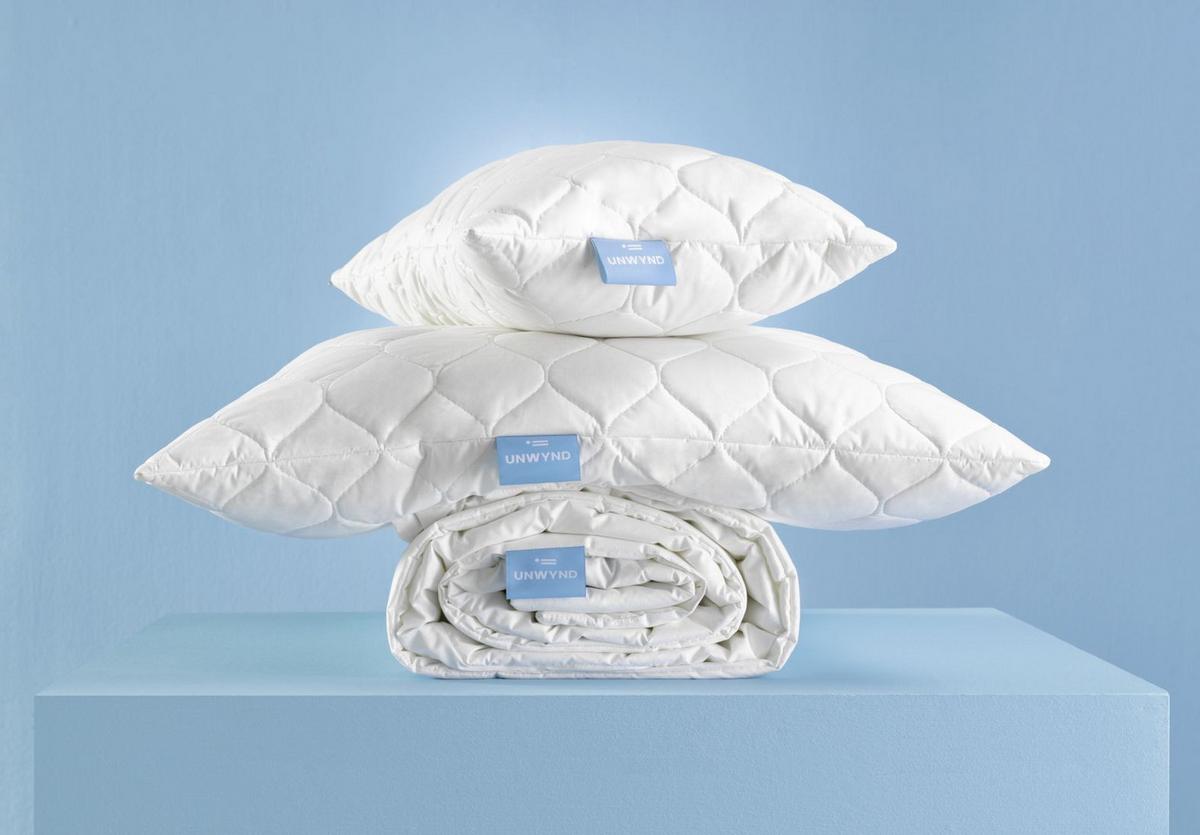 PODUSZKA POD GŁOWĘ KISSEN CYCLE - biały, Basics, materiały naturalne/tkanina (40/80cm) - UNWYND