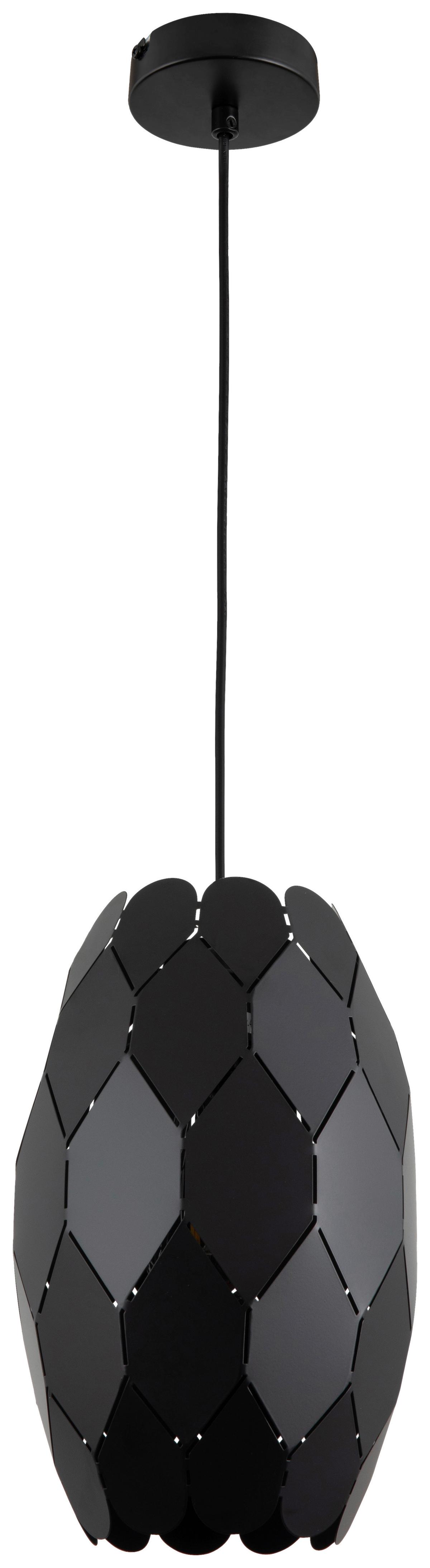 LAMPA WISZĄCA SALOME - czarny, Trend, metal (20/130cm) - Novel