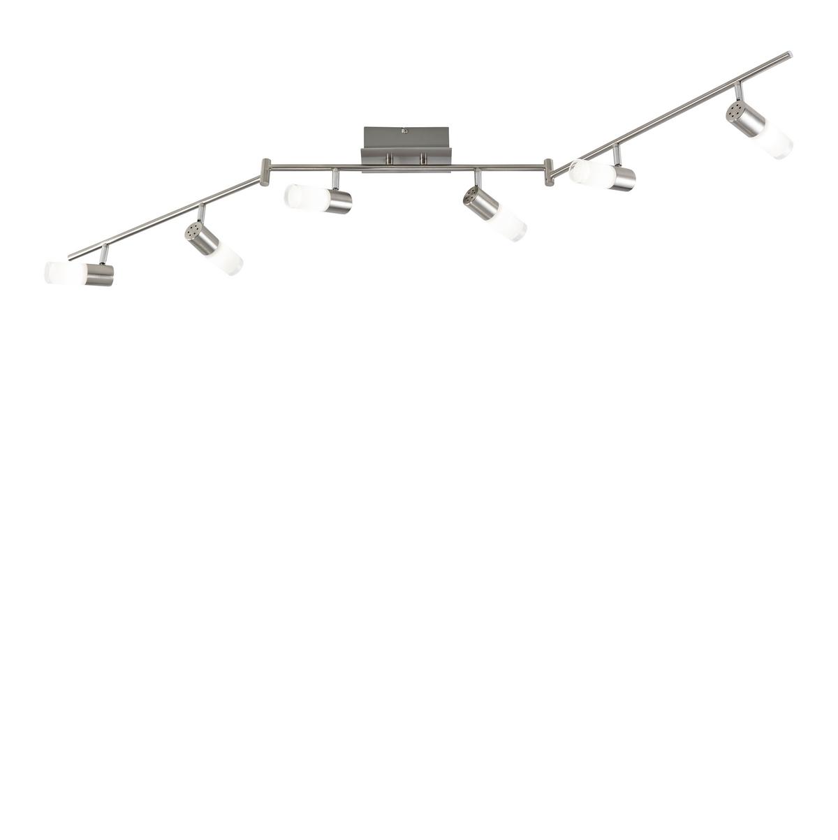 LAMPA REFLEKTOROWA LED JUPP *SBN* - kolor chromowy, Design, metal/szkło (150/17,5/8cm) - Novel