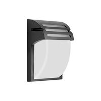 Kültéri Falilámpa Amalfi Mini 39040 - antracit, Basics, Üveg/fém (20.5/15.5/9cm)