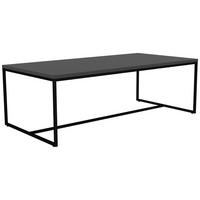 STOLIK KAWOWY LIPP - czarny, Design, materiał drewnopochodny/metal (120/60/40cm)