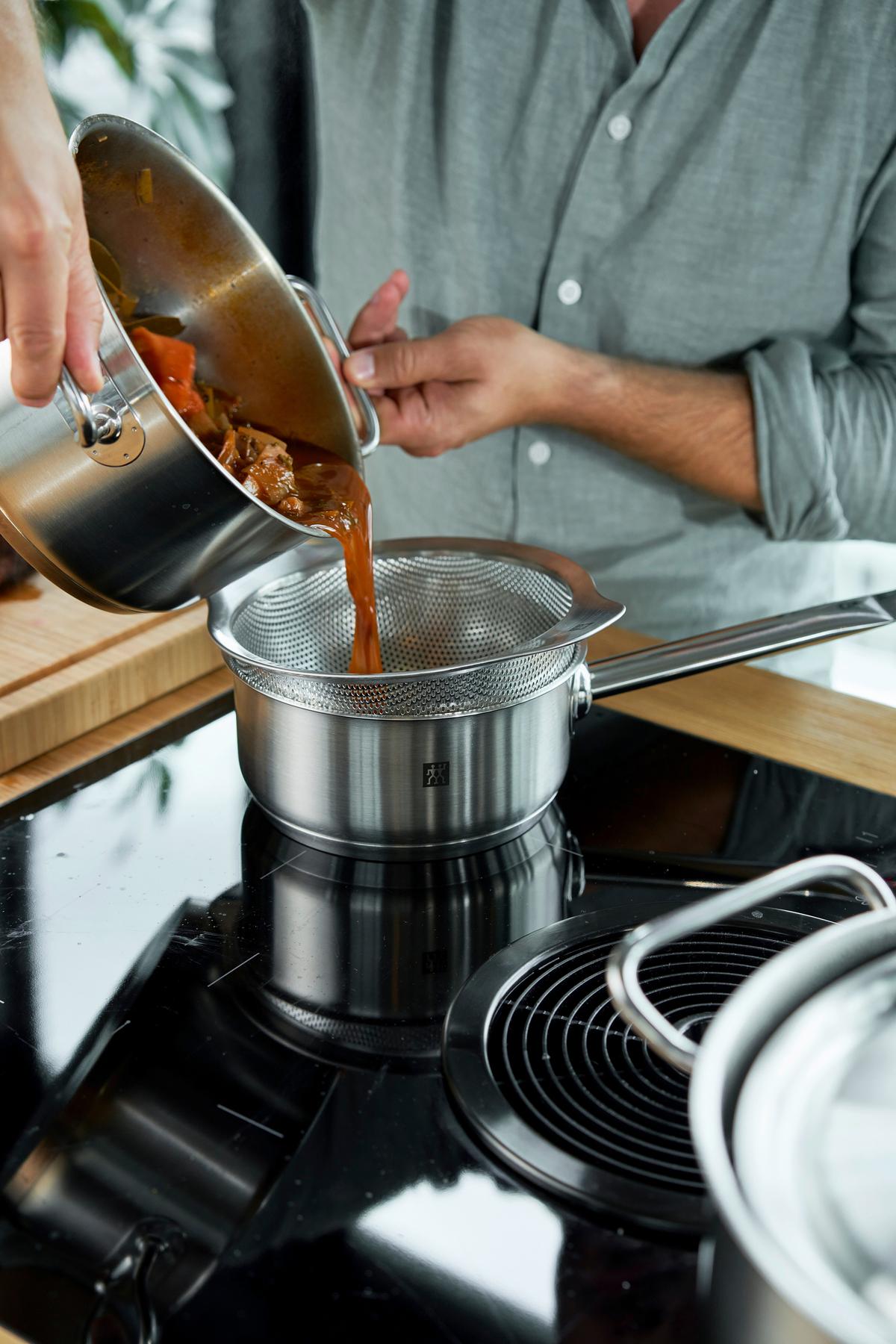 ZESTAW GARNKÓW 1005484 ZWILLING - kolor stalowy, Basics, metal - Zwilling