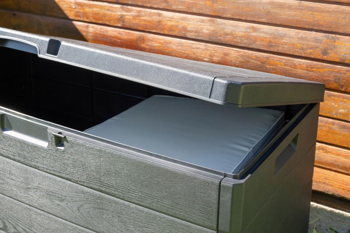 Párnatartó Láda Alpha - antracit, Modern, műanyag (118/59/57cm) - Mömax