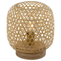 LAMPA STOŁOWA 15367T MIRENA - kolor naturalny, Natur, materiały naturalne (23,5/27cm) - Globo