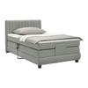 Boxspringbett Dixon Grau ca. 120x200cm - Schwarz/Grau, KONVENTIONELL, Holz/Holzwerkstoff (120/200cm) - Premium Living