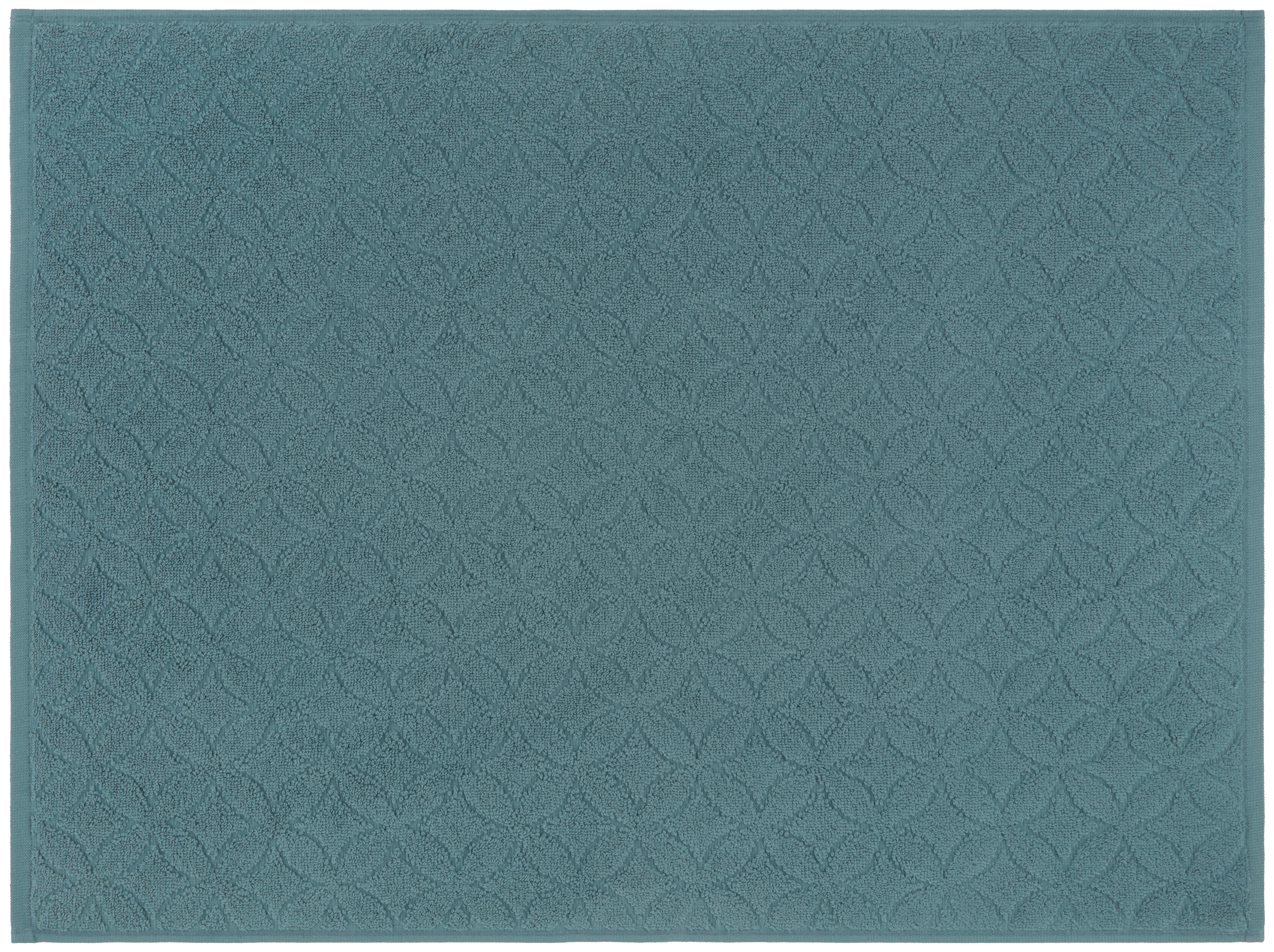 Covoraș de baie Naime - petrol, Lifestyle, textil (50/70cm) - Modern Living