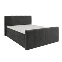 Boxbett Dana  Plus -Based- - Schwarz, Kunststoff/Textil (160/200cm) - Based