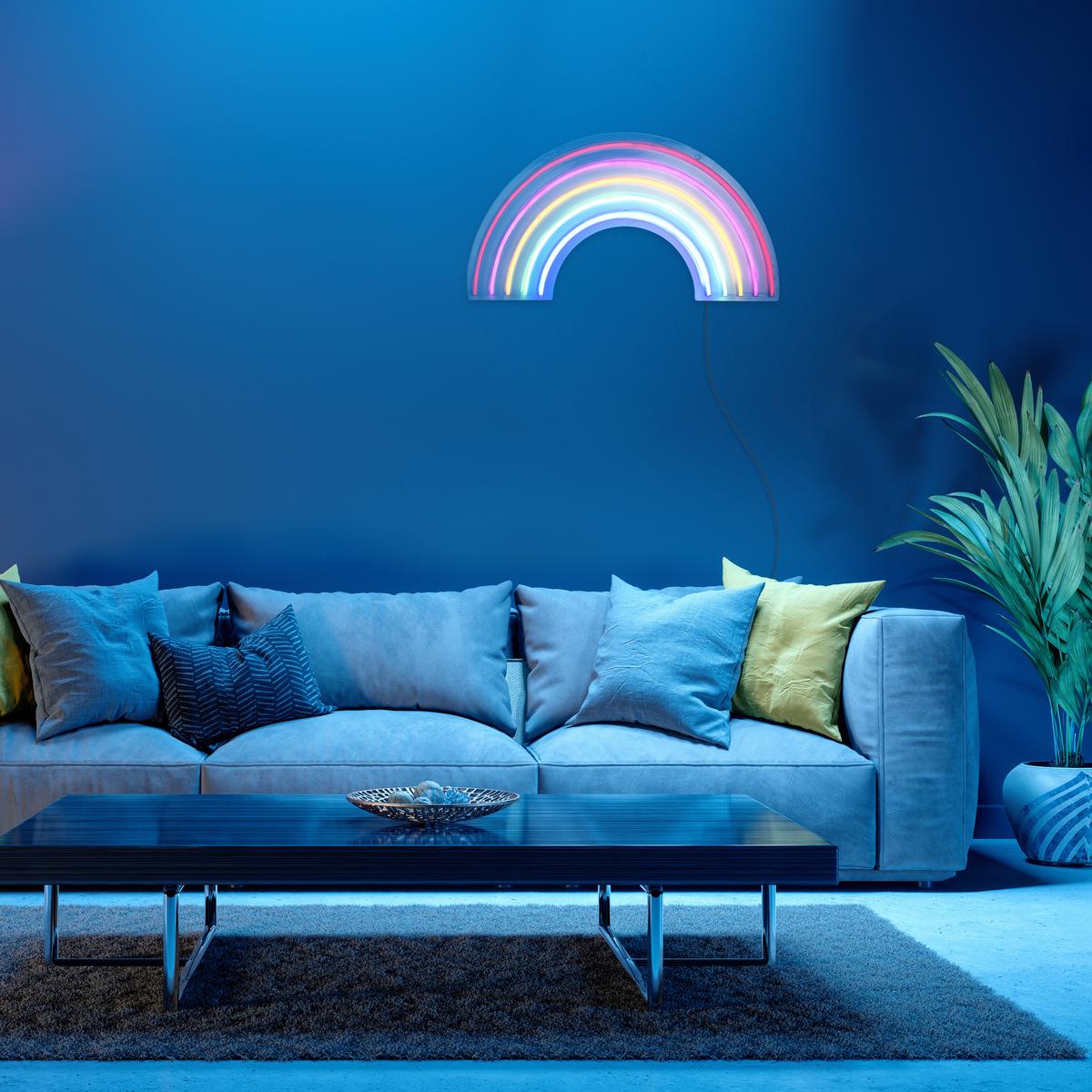 DEKORACJA ŚWIETLNA LED 85024-70  NEON-RAINBOW - Basics, tworzywo sztuczne (63/1,5/32cm) - Just Light
