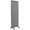 Pregradna Stena Flexmiut, Temno Siva - temno siva, Basics, kovina/umetna masa (60/177/3cm) - MID.YOU