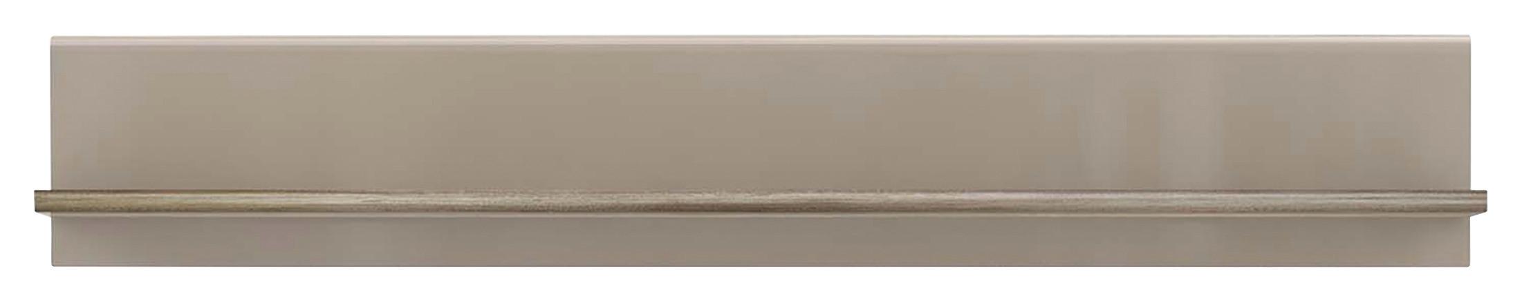 Raft de perete Tiziano - bej/culoare lemn stejar, Modern, material pe bază de lemn (143,8/23,5/25cm) - Modern Living