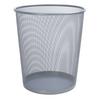 CORBEILLE À PAPIER MESH -SB- - couleur argent, métal (30,5/34,5/29,5cm) - Mömax