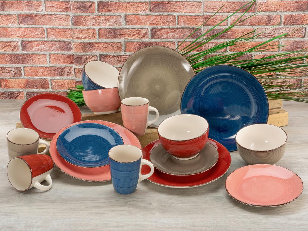 Kombinirani Servis Bella Casa Cottage, 16-Delni - večbarvno, keramika - Creatable