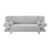Schlafsofa Funky Hellgrau Webstoff - Hellgrau/Naturfarben, MODERN, Holz/Textil (183/73/79cm) - Bessagi Home