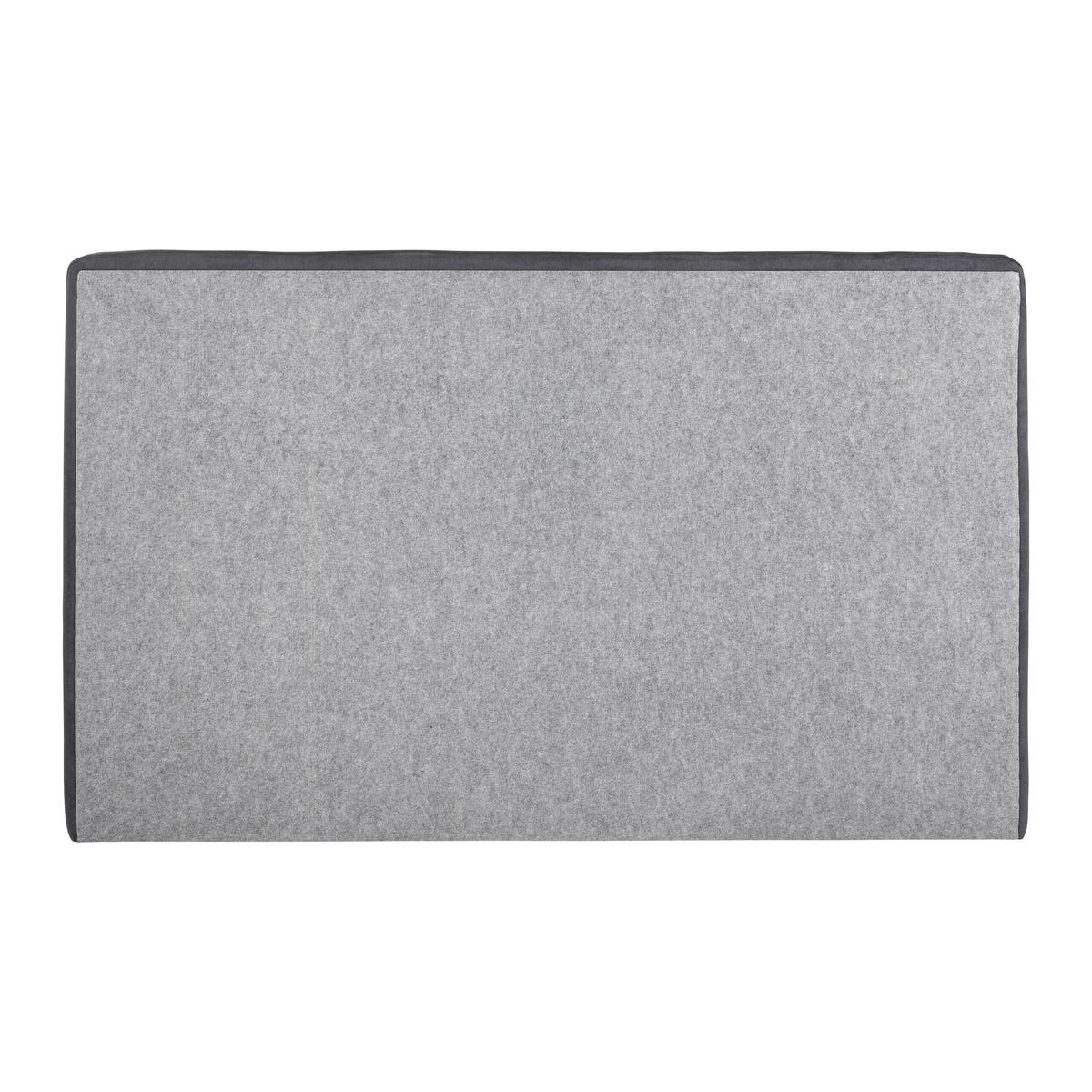 Pat boxspring gri Bella cca 180X200 gri cu topper - gri, Modern, lemn/textil (180/200cm) - Bessagi Home