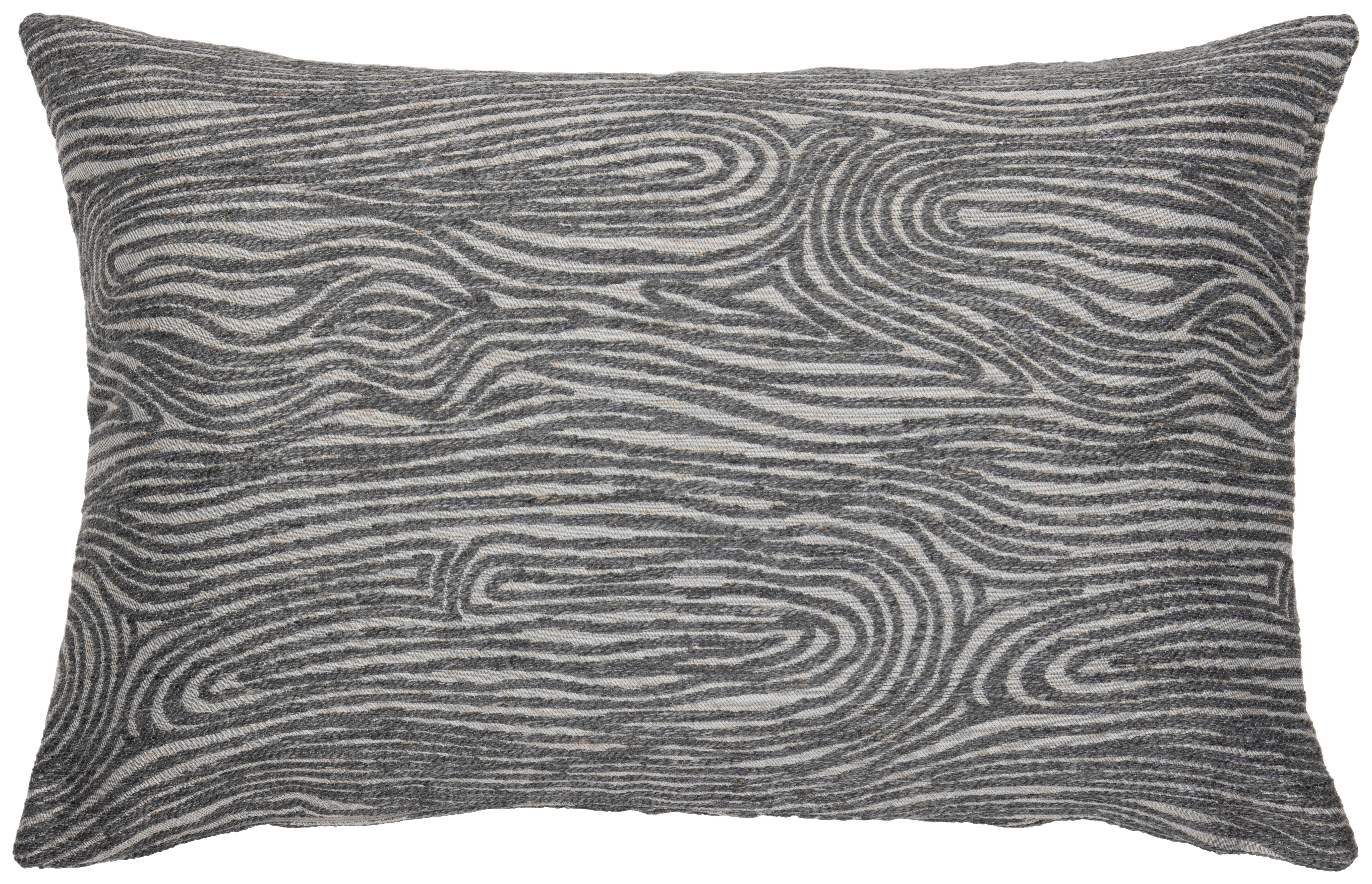 Kissenhülle Weave Graublau ca. 40x60cm - Graublau, Textil (40/60cm)